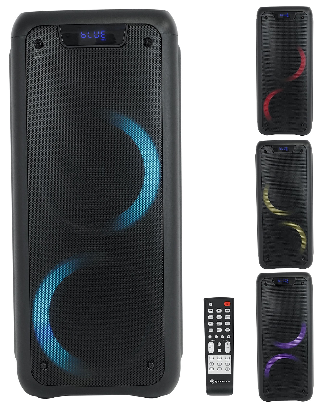 (2) Rockville ROCK PARTY 6 Dual 6.5" Wireless Linking Battery Powered Speakers  (图2)