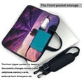 thumbnail image 2 of Lsque Lavender Field Sunset Pattern Laptop Bag – Portable & Slim Single-Shoulder Computer Case with Adjustable Strap, Protective, Lightweight for 13”/14”/15.6” Laptops, 2 of 8