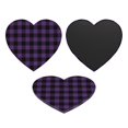 thumbnail image 2 of Xecao Purple Black Plaid for Fridge Magnets - Fun Decorative Refrigerator Magnets, Cute and Soft for Stylish Kitchen Accents, 2 of 5
