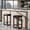 Black, variant on Counter Height Bar Stools Set of 2, 24.6 Inch PU Leather Upholstered Barstools with Thick Cushion, Modern Backless Kitchen Island Stools for Dining Room, Pub, Cafe, Brown