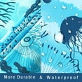 thumbnail image 4 of Blue Ocean Beach Tablecloth, Coastal Nautical Table Cover Rectangle 60 x 120 for Summer Party,Perfect for Kitchen Dinner, Restaurant,Outdoor Holiday Picnic Waterproof Table Cloth, 4 of 6