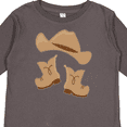 thumbnail image 4 of Inktastic Western Style Boy Boots Boys or Girls Long Sleeve Toddler T-Shirt, 4 of 5