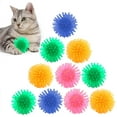 thumbnail image 1 of 10PCS Cat Ball Toy Creative Training Cat Interactive Toy Spiky Ball for Kittens, 1 of 4