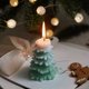 thumbnail image 3 of Velas de árbol de Navidad Velas en forma de torre retro Vela perfumada sin humo TFixol velas, 3 of 3
