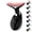 Black, variant on Red Light Therapy for Face, 7 Color LED Facial Light Therapy Wand for Skin Care at Home Blue Light Therapy Face Massager Tool for Neck (White)