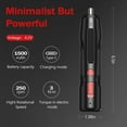 thumbnail image 5 of ZOWWKLLY Electric Torque Screwdriver, Mini 4.2V Rechargeable Cordless Precision Screwdriver Set with 30 Bits, Repair Tool Kit for Precision Work on Phones, Watches, Cameras & Small Electronics, 5 of 8