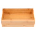 thumbnail image 1 of LEEYNEER Refining Bamboo and Wood Storage Box  Home Desktop Finishing (Khaki), 1 of 10
