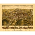 thumbnail image 3 of Bailey 24x20 Black Modern Framed Museum Art Print Titled - Rockville Connecticut - Bailey 1877, 3 of 5