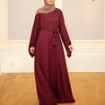 thumbnail image 1 of Abaya Longue pour Femmes, Robe Longue Musulmane, Kaftan Vintage Imprimé Floral, Maxi Islamique, Robes pour Femmes, 1 of 5
