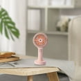 thumbnail image 2 of Portable Misting Fan Rechargeable Battery Operated With Nightlight 24 cm 1200 mAh For Travel Outdoors Camping Hiking, 2 of 5