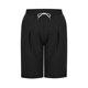 thumbnail image 5 of Pantalones Cortos de Sueño para Mujeres Suave Color Sólido Capris, Cordón de Cintura Elástica con Bolsillos para Pijamas de Salón, 5 of 7