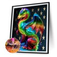 thumbnail image 1 of Cuadros Decorativos Cuadro de mosaico de taladro redondo completo de pterosaurio colorido de pintura de diamante DIY 5D Sywqhk Nuevos Originales, 1 of 1