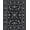 Black, Pattern 4, variant on ODIKA 2'x3' Washable Accent Rug Pet Friendly, Bedside Mat Gothic Haul Radiating Motif Bordered Frame Decorative Corridor for Bedroom, Nursery, RV