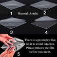 thumbnail image 1 of serony 2 Pieces Headphone Rack Acrylic Material Save Space Controller Stand Easy to Install Professional Light Weight Headsets Stand Transparent, 1 of 8