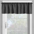 thumbnail image 2 of Ambesonne Charcoal Window Valance, Monochrome Geometric Stars, 54" X 12", Grey Charcoal Grey, 2 of 5