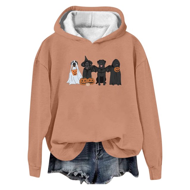 WEAIXIMIUNG Chandail en Molleton pour Femmes Col Rond Fermeture Éclair Mode Féminine Imprimé Lettre Chandail à Capuchon Décontracté Coupe Ample Pull Chandail en Molleton