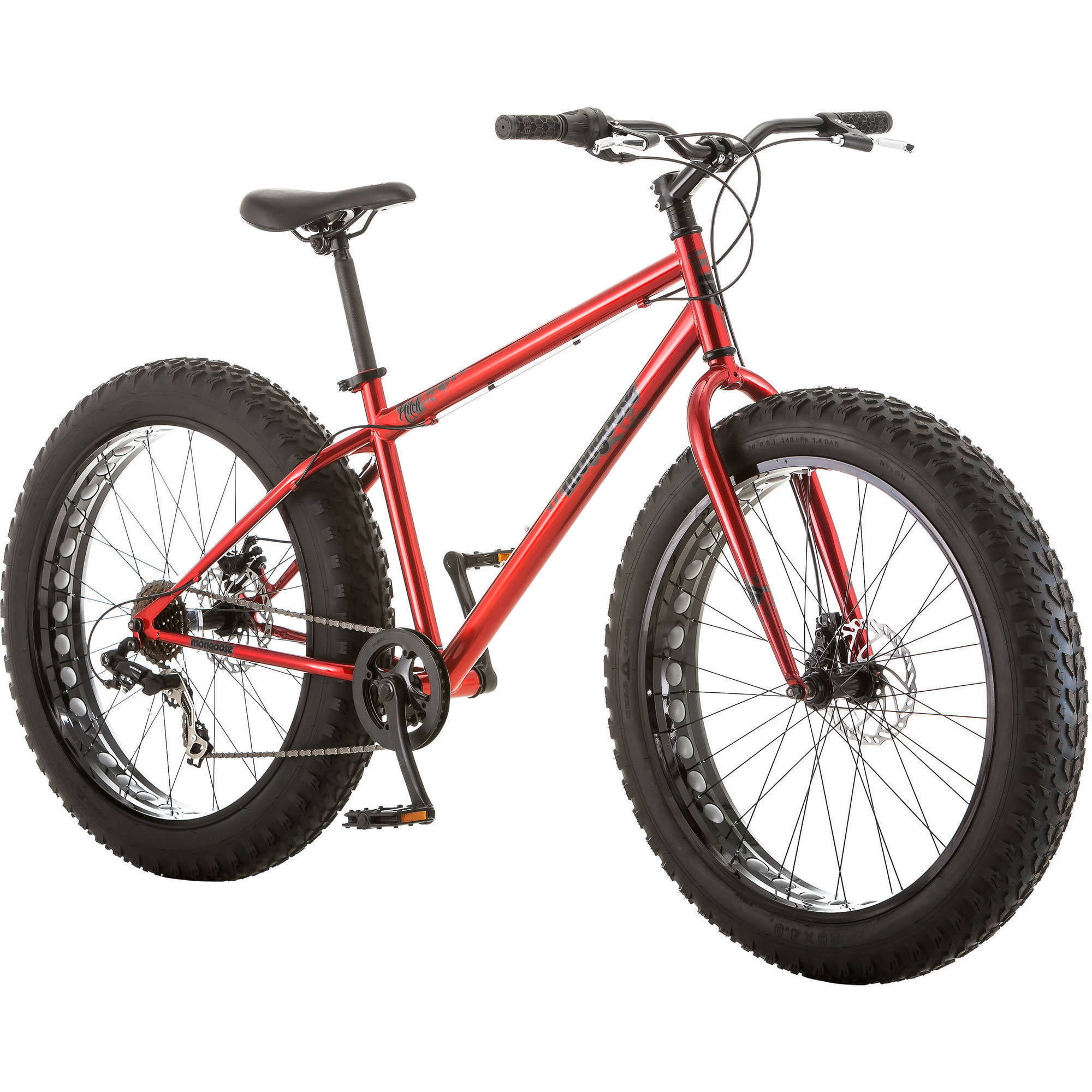 24" Mongoose Logan Boys' AllTerrain Fat Tire Bike, Gray
