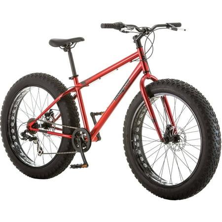 Mongoose Hitch Men's All-Terrain Fat Tire Bike, 26-inch wheels,
