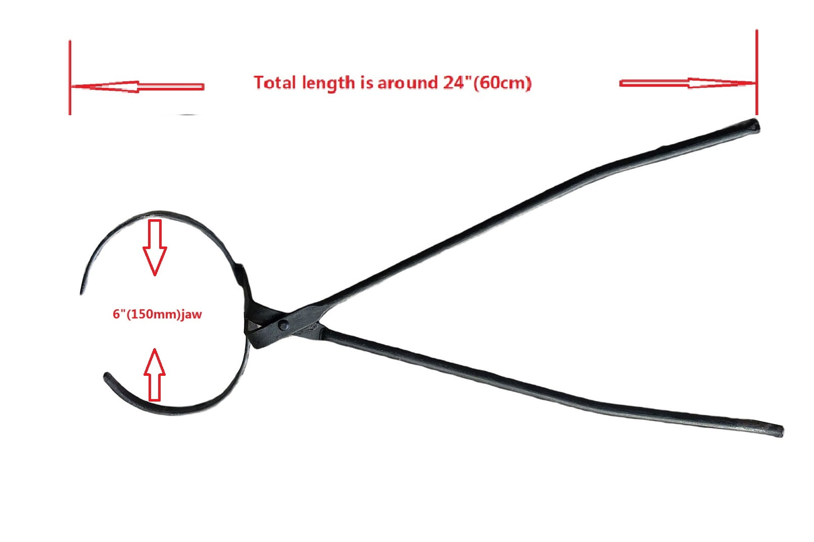 LSMIITTH G Crucible Tongs And Lifter for Pouring and Lifting - 2 in 1 Metal Casting Foundry Tool