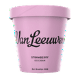 thumbnail image 2 of Van Leeuwen Strawberry Flavored French Ice Cream, 2/3 cup (119g), 2.5 servings, 14 oz, 2 of 2