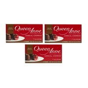 PSLLC Queen Anne Milk Chocolate Covered Cordial Cherries, 3.3 Ounces, 5 Count Box (Pack of 3)