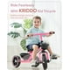 thumbnail image 2 of Triciclo KRIDDO para niños de 2 a 5 años: triciclo rosa para niños pequeños con regalo para niñas de 24 meses a 4 años, 2 of 5