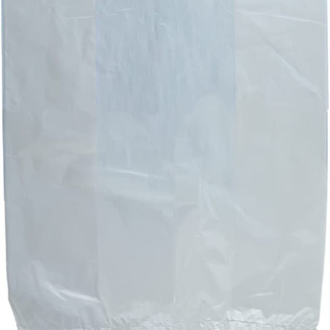 White Plain TShirt Bags 18” x 8” x 28”, 500 pcs per Pack