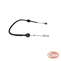 Crown Automotive 53005201 CAS53005201 87-88 XJ CHEROKEE/MJ COMANCHE/ACCELERATOR CABLE Fits select: 1987-1988 JEEP CHEROKEE, 1987-1988 JEEP COMANCHE