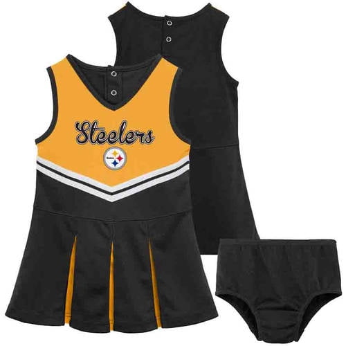 baby steelers cheerleader outfit