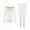 White, variant on Anyfit Wear Women Thermal Underwear Set Long John Base Layer Ultra Soft Top&Bottom Sets for Cold Weather