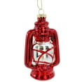 thumbnail image 2 of Oil Lamp Ornament – Blown Glass Lantern Red Christmas Tree Ornament, 2 of 4