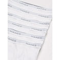 thumbnail image 2 of Hanes Men's 6-Pack FreshIQ Tagless Cotton Brief, White, Large, 2 of 4