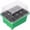 Premium Compact Box Under $5 a2, variant on Iuhan 1Pcs 12 Cells Nursery Pots, 12 Hole Seedling Tray Insert Seeding Case for Planting, Greenhouse, Wheatgrass, Microgreens, Cucumbers, Tomatoes, Herbs, Flowers and Vegetables