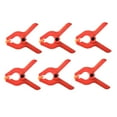 thumbnail image 2 of 6 Pcs Pinces à Ressort en Plastique Nylon de 2 Pouces pour Arrière-Plan de Photographie, Clips en A, Rouge, 2 of 8