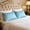 Blue, variant on Rijanmt Set of 2 Satin Queen Pillow Covers for Hair and Skin,20x30 Inch Luxurious and Silky Pillowcases with Envelope Closure,Super Soft Cushion Covers,for Home Bedroom Sofa Couch Bed Decor,White
