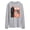 ATHLETIC HEATHER, variant on - Vader Action Figure - Men's Long Sleeve Graphic T-Shirt