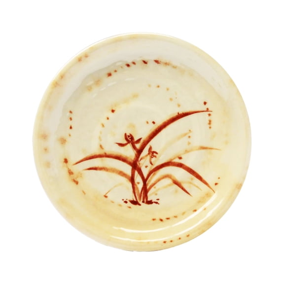 Excellante Gold orchid melamine dinnerware collection 4" dish, comes in dozen