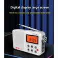 thumbnail image 4 of Radio Portátil AM/FM/SW con Pantalla Digital, Mini Radio Estéreo con Pantalla LCD, Conector para Auriculares, Funciona con Pilas o CC 5 V., 4 of 5