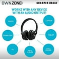 thumbnail image 3 of Sharper Image Own Zone Wireless Over The Ear TV Headphones 1 pk, 3 of 5