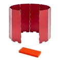 thumbnail image 4 of yotijay Camp Windscreen Windshield Folding Compact Lightweight Portable Wind Red, 4 of 9