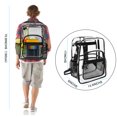 thumbnail image 4 of Chalesta Clear Backpack, Heavy Duty Reinforced Strap Transparent Large Capacity Backpacks for Adults School, 4 of 6
