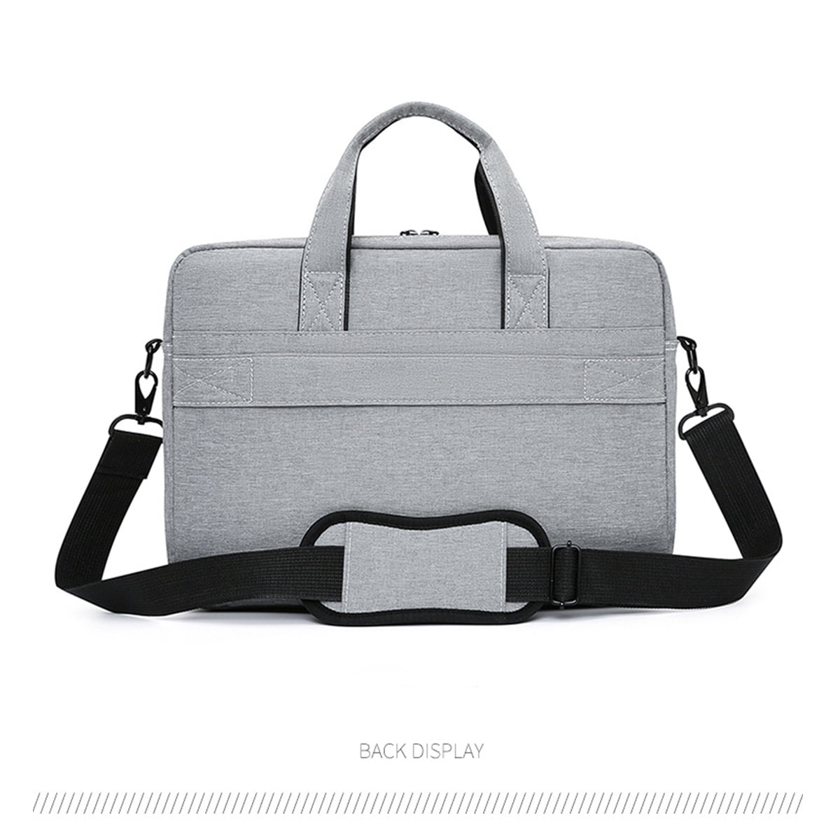 RETON Business Laptop Bag, Protective Laptop Shoulder Bag Compatible with 15.6-16.1inch Notebook, Large Capacity Computer Bag Waterproof  Briefcase,Gray