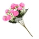 thumbnail image 4 of Brotes de flores de rosas artificiales Ceremonia de banquete de boda Tela de seda Ramo de flores falsas Decoración floral para el hogar, Rosa roja Eigraketly HA6645-04B, 4 of 6