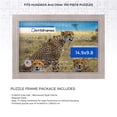 thumbnail image 2 of ArtToFrames 14.9x9.8 Inch - 38x25 CM Brown Puzzle Frame for 100 piece Puzzles.1.25 Inch Custom MDF Puzzle Frames, Gray Oak - Comes with Regular Glass, 2 of 6