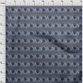 thumbnail image 3 of oneOone Viscose Chiffon Fabric Leaves & Floral Block Decor Fabric Printed BTY 42 Inch Wide, 3 of 4
