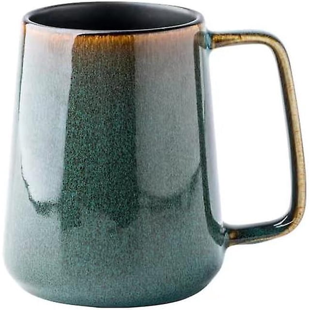 Tazas de café de cerámica grandes de 24 Oz/700ml con mango dorado, taza de té Jumbo Extra grande para oficina y hogar, regalo y presente