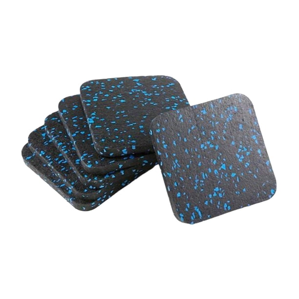 6 alfombrillas para cinta de correr, antideslizantes, multifunción, para proteger el suelo. azul