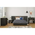 thumbnail image 4 of Nexera Modern 1 Drawer Nightstand in Black and Ebony, 4 of 29