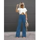 thumbnail image 1 of Pantalones elegantes de pana de color liso de otoño para mujer, pantalones micro, pantalones casuales de cintura alta, 1 of 6