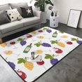 thumbnail image 3 of Area Rugs For Living Room Decor - Wine Bottle Print No.9050 Soft Anti Slip Throw Washable Rugs 5x7 For Bedroom, Indoor Carpet For Bedroom Living Room 80x58In, 3 of 7
